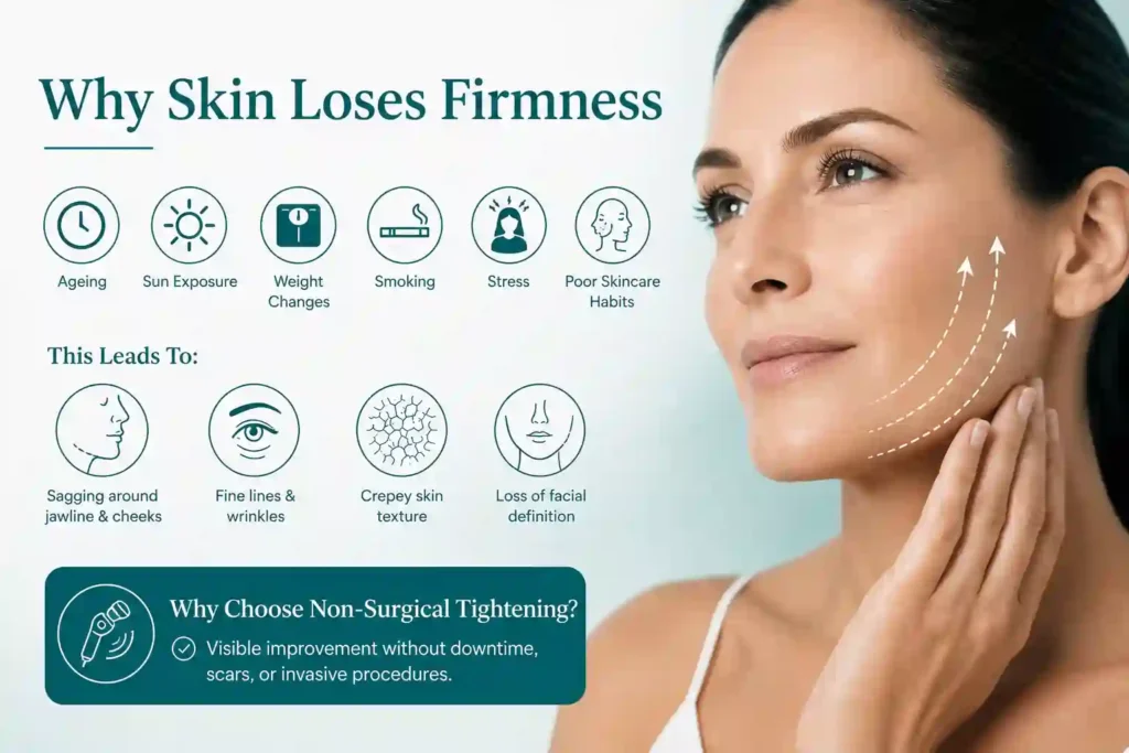 What Makes Skin Lose Firmness and Why Do People Seek Non-Surgical Tightening Amesbury?