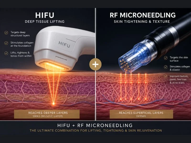 What Could Combining HIFU and RF Microneedling Do for Your Skin Amesbury?