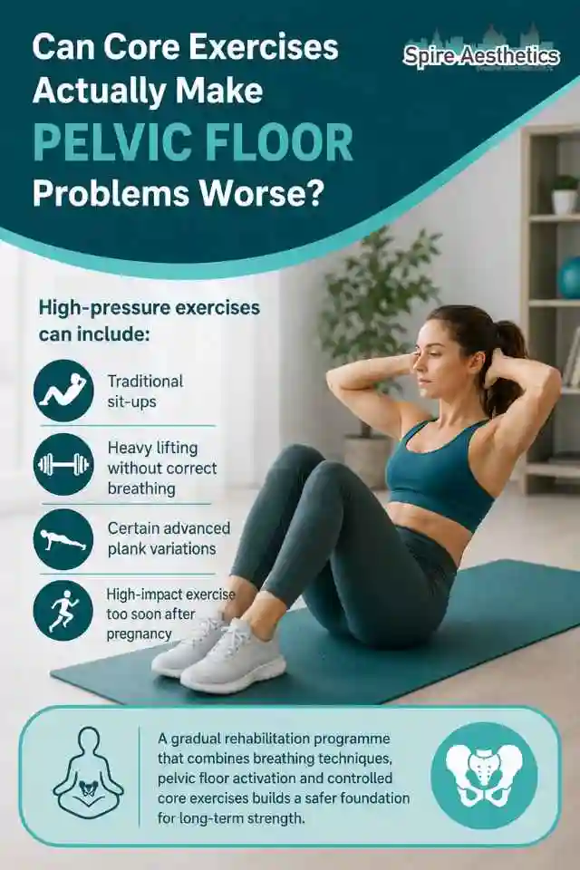 Can Strengthening Your Core Alone Actually Make Pelvic Floor Problems Worse Amesbury?